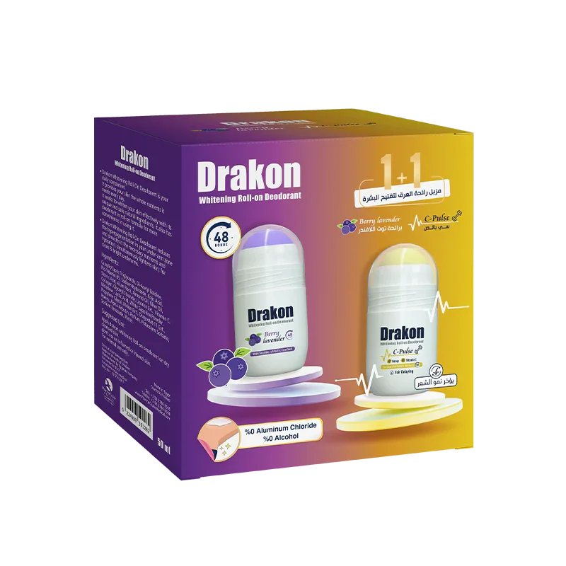 Drakon Whitening Roll On Berry Lavender + C-Plus 1+1 Promo Pack - Cosmoshop
