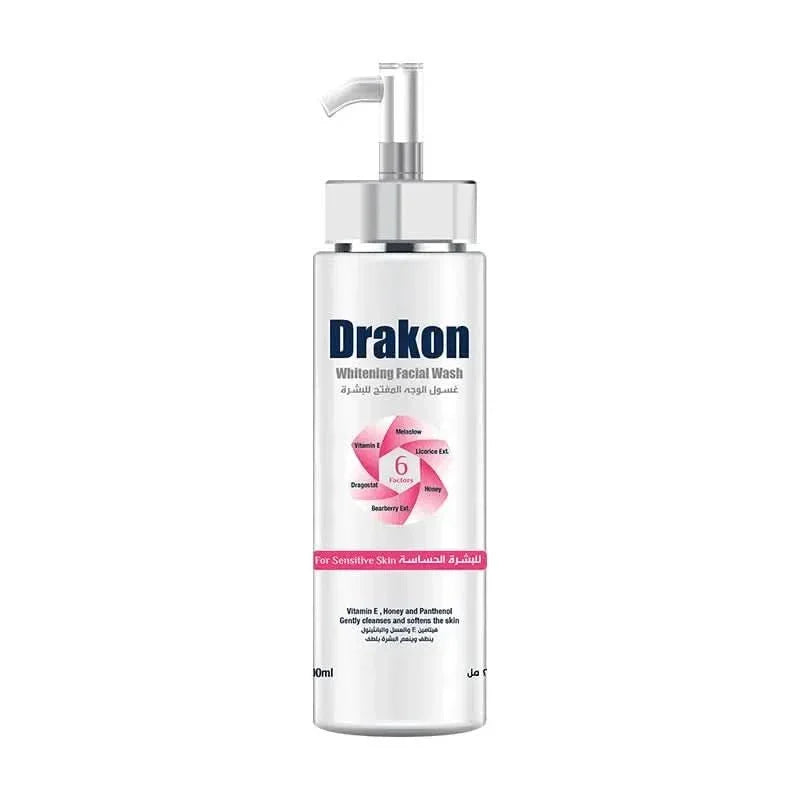 Drakon® Whitening Facial Cleanser With Pump Sensitive skin - Cosmoshop