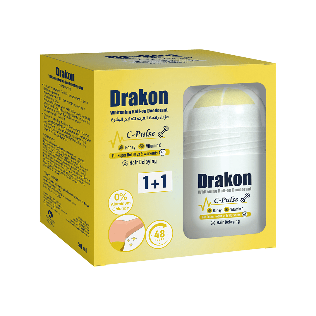 Drakon Whitening Roll - on Deodorant C - Pulse 1+1 - Cosmoshop - description