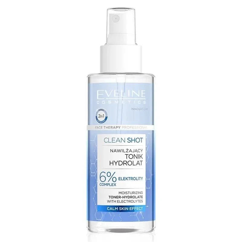 Eveline Clean Shot Moisturizing Toner - Hydrolate 150 ml - Cosmoshop
