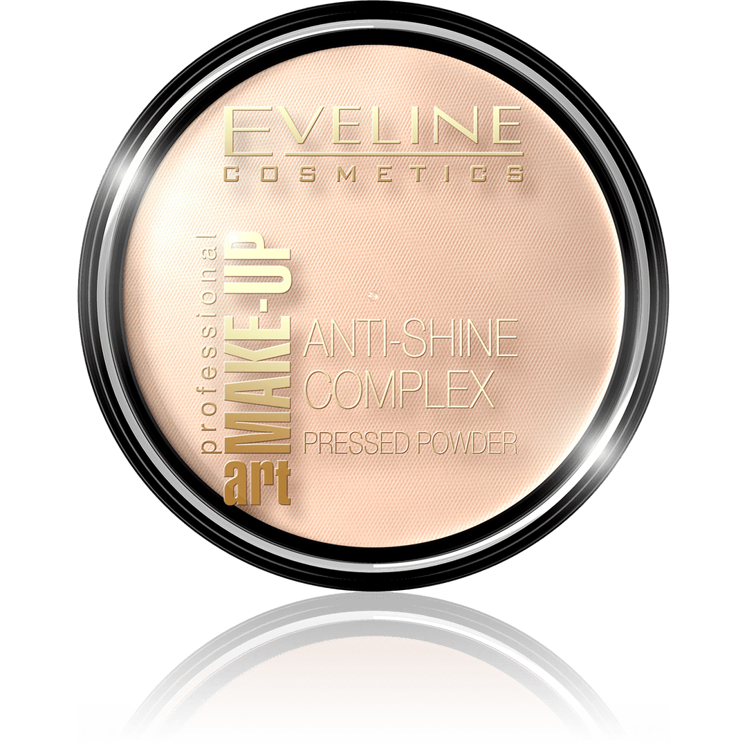 Eveline Cosmetics Art Professional Make - Up Anti - Shine Complex Pressed Powder 32 Natural - Cosmoshop - description