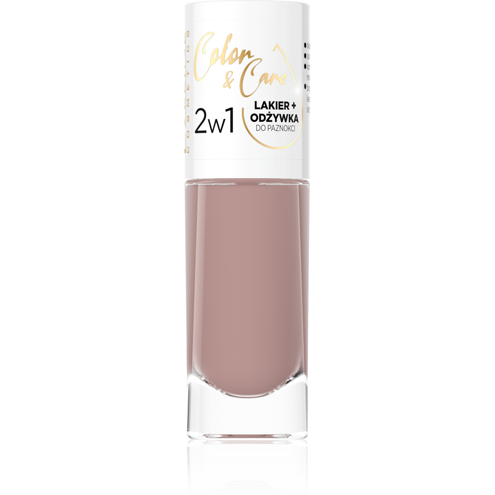 Eveline Cosmetics Color & Care gel nail polish 123 - Cosmoshop - description