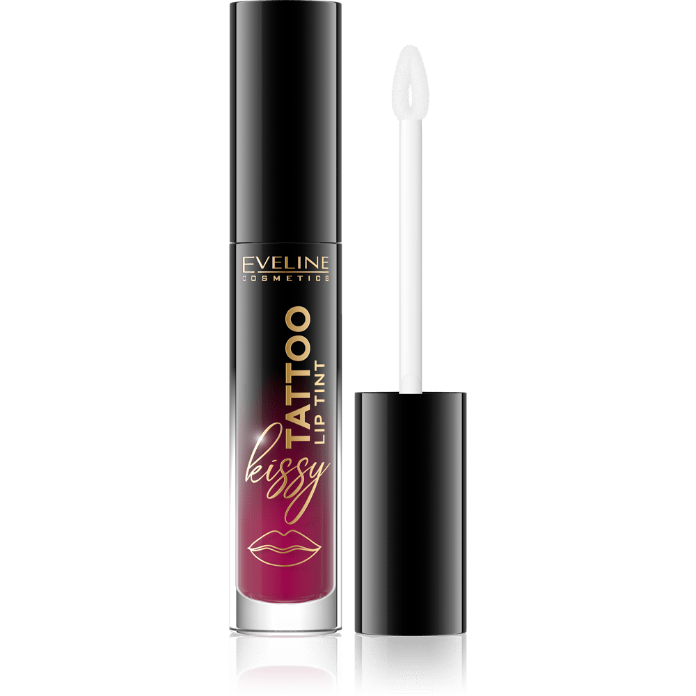 EVELINE COSMETICS KISSY TATTOO LIP TINT 01 Pretty Purple - Cosmoshop - description