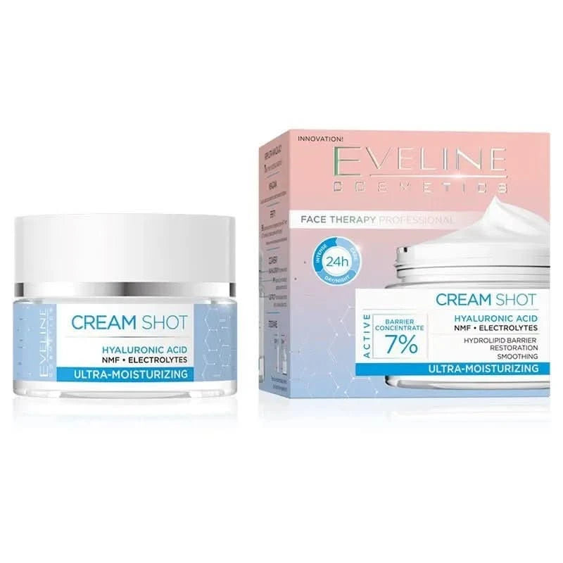 Eveline Cream Shot Hyaluronic Acid Ultra - Moisturizer 50 ml - Cosmoshop