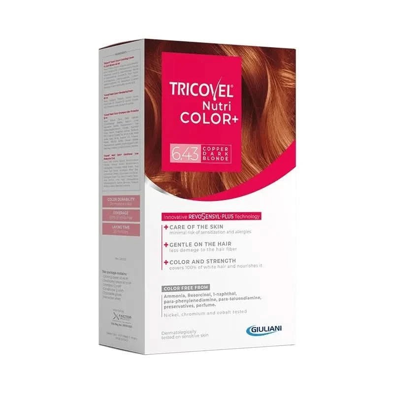 Tricovel® Nutri Color+ 6.43 Cop Dark Blonde - Cosmoshop - description