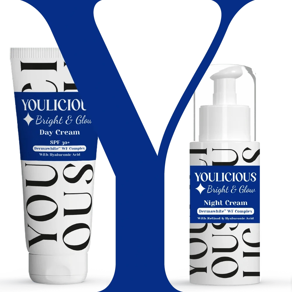 Youlicious bright & glow day cream+night cream - Cosmoshop