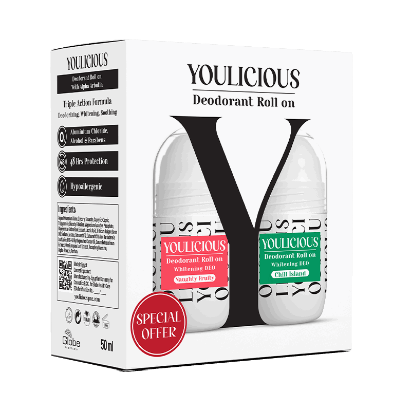Youlicious Deodorant Roll-on promo (naughty fruity+chill island)
