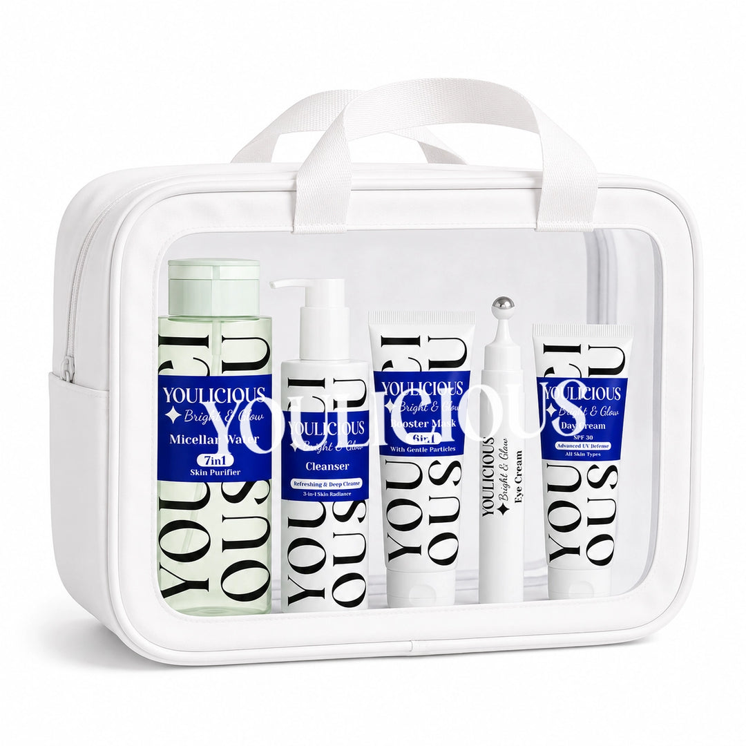 Youlicious (Back to glow routine) - Micellar + Cleanser + Booster Mask + Eye Cream + Day Cream