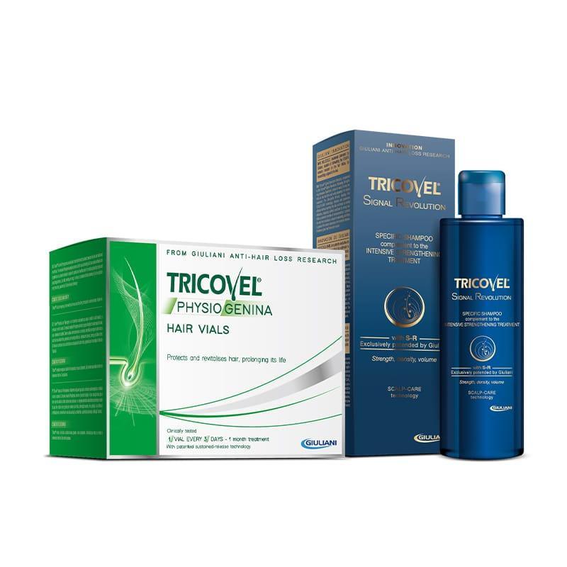 Tricovel® Physiogenina Vials &amp; Signal Shampoo Free - Cosmoshop