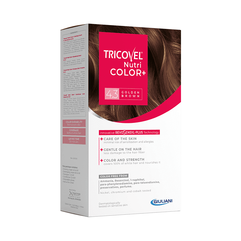 Tricovel® Nutri Color+ 4.3 Golden Brown. - Cosmoshop