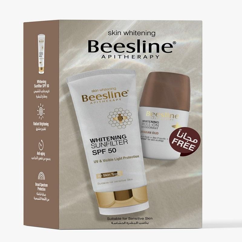 Beesline® Promopack ( Whitening Sunfilter SPF 50 + Roll on Arabian Oud Free) - Cosmoshop