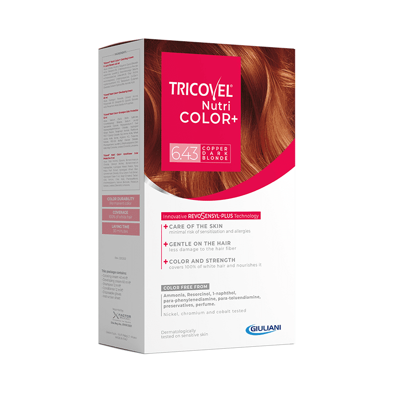 Tricovel® Nutri Color+ 6.43 Cop Dark Blonde - Cosmoshop