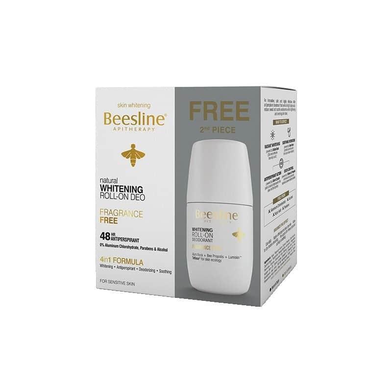 Beesline® Whitening Roll On Deodorant - Fragrance Free X2 Promo pack - Cosmoshop