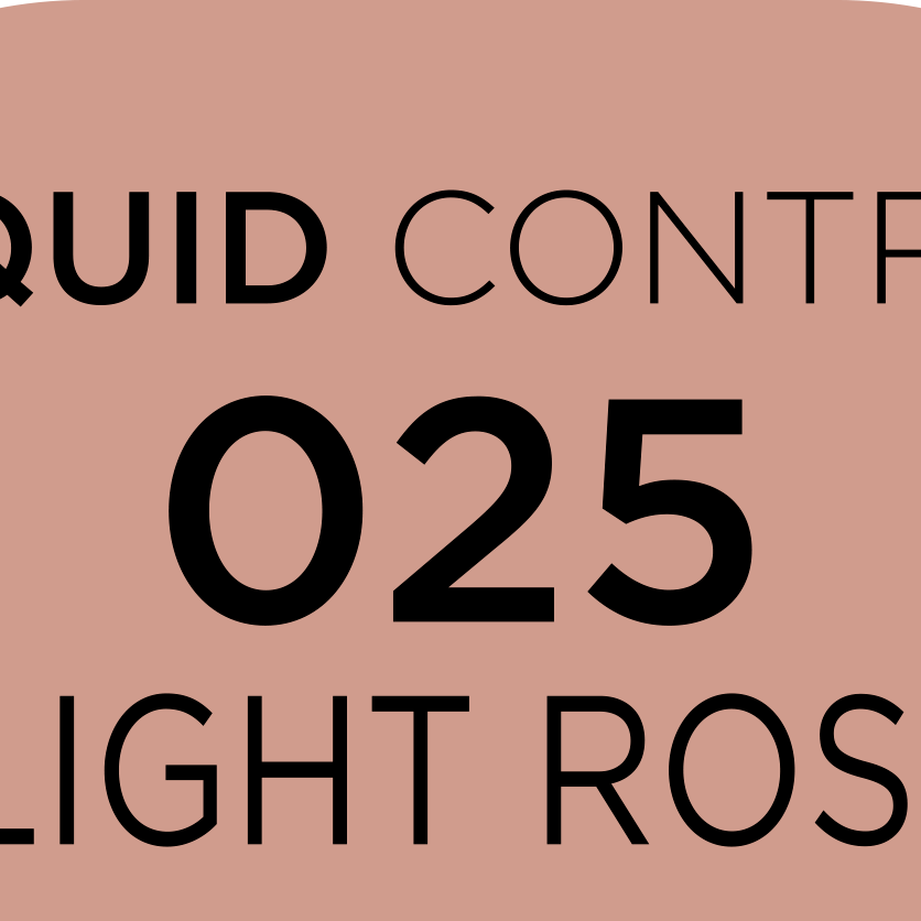 EVELINE COSMETICS LIQUID CONTROL SERUM FOUNDATION- 025 Light Rose