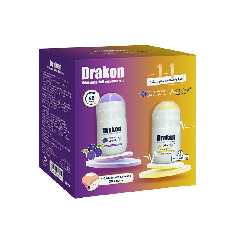 Drakon Whitening Roll On Berry Lavender + C-Plus 1+1 Promo Pack - Cosmoshop