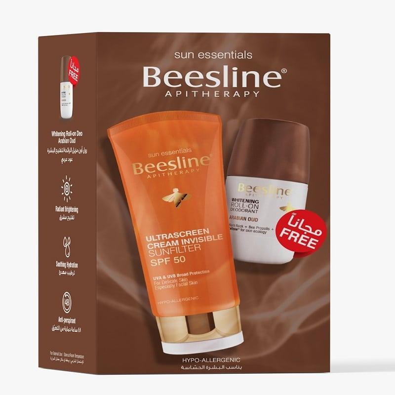 Beesline® Promopack (Ultra SunScreen Invisible Sunfilter SPF 50 + +Whitening Roll on Arabian Oud) - Cosmoshop