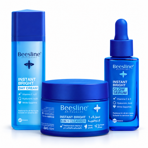 Beesline insatnt bright ( cleanser 5in1 + serum + day cream )