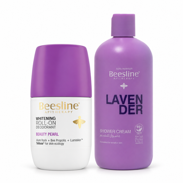 Beesline shower cream Lavender + roll on Beauty pearl