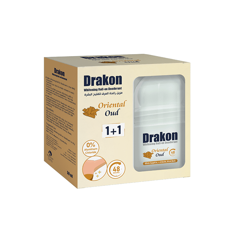 Drakon® Promopack Drakon Whitening Roll on Oriental Oud (1+1 Free) - Cosmoshop