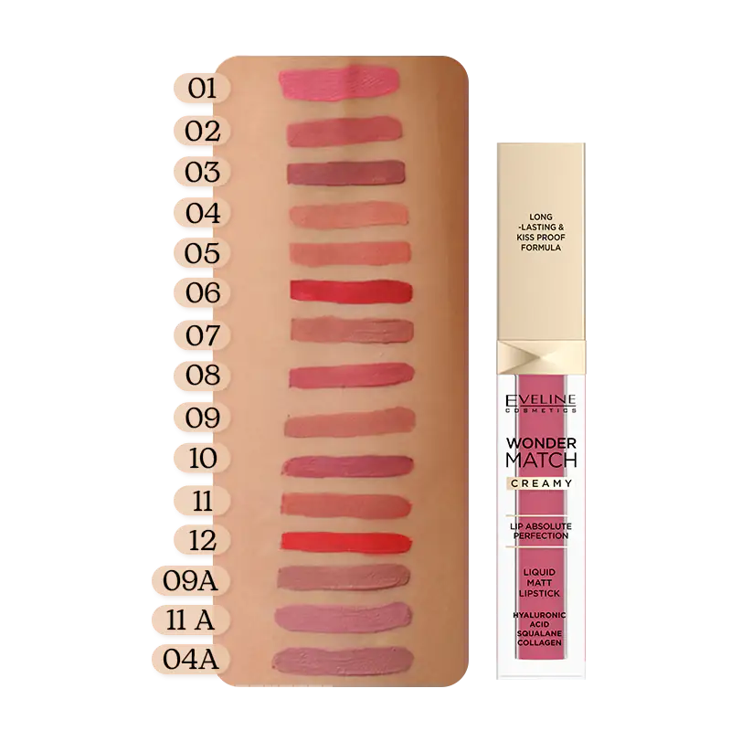 Eveline Cosmetics Wonder Match Liquid Matt Lipstick- 11A SweetPink