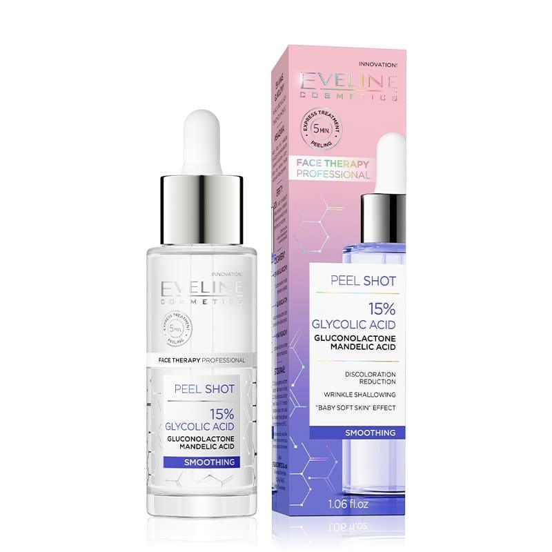 Eveline® Serum Shot 15% Glycolic Acid Smoothing - Cosmoshop