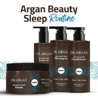 Dr argan Beauty Sleep Routine Advanced Hair (Leave-In, Shampoo, Conditioner, Hair Mask)