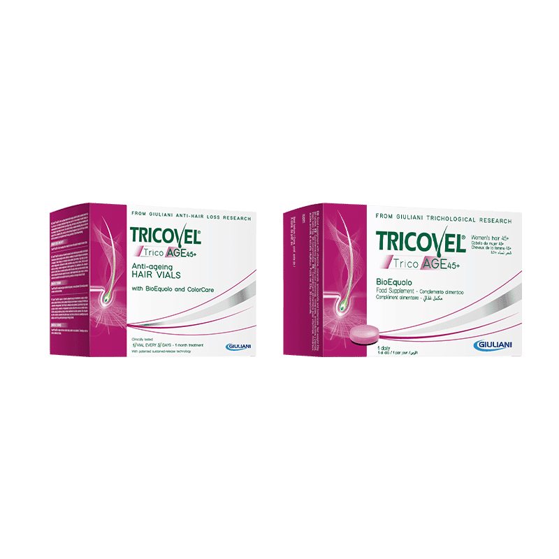 Tricovel®Trico AGE 45+ Vials &amp; Trico AGE 45+ Tablets Free - Cosmoshop