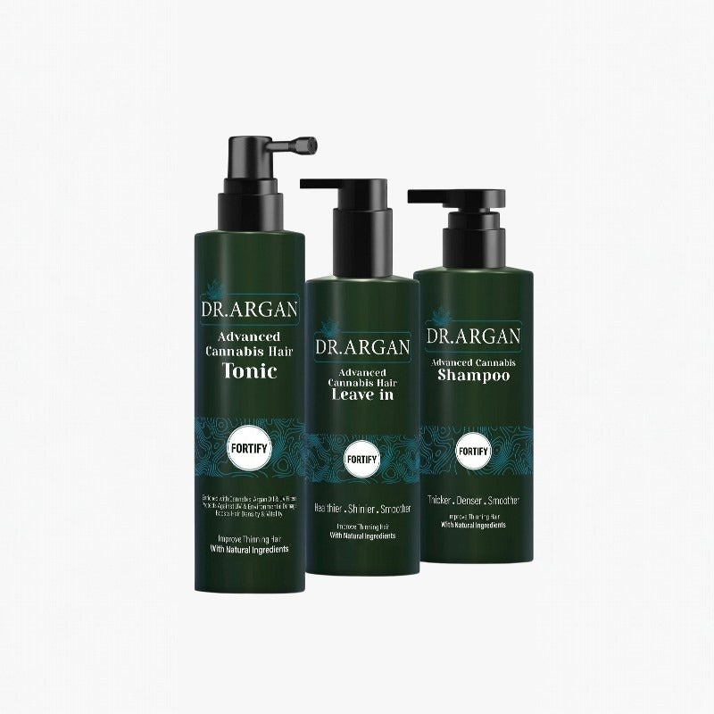 Dr .Argan Cannabis tonic + shampoo + leave in bundle