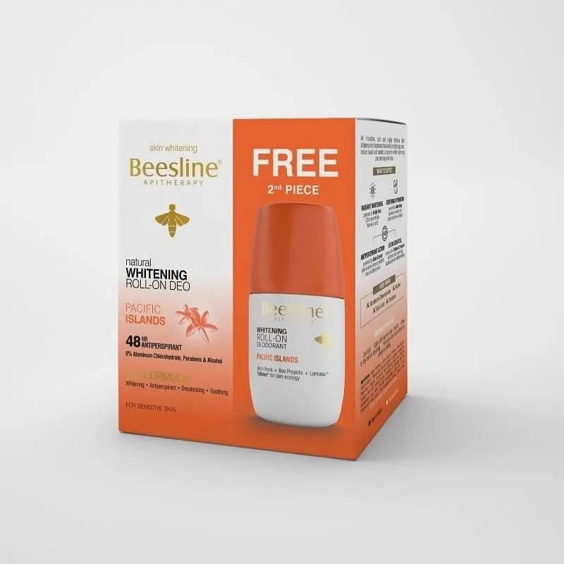 Beesline® Whitening Roll On Deodorant - Pacific Island X2 Promo pack