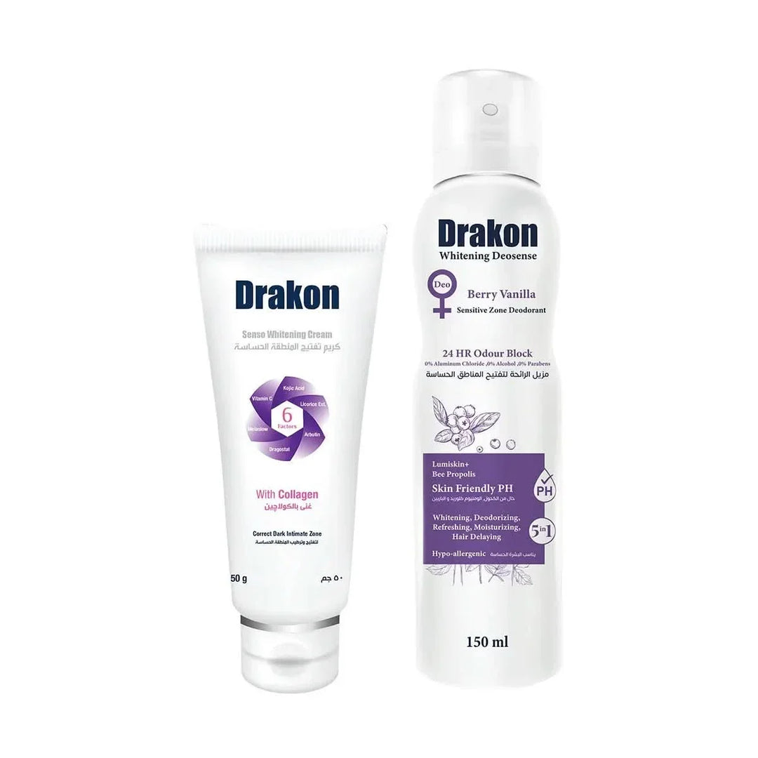Drakon Deosense Berry Spray + Drakon Senso Whitening Cream&nbsp; - Cosmoshop