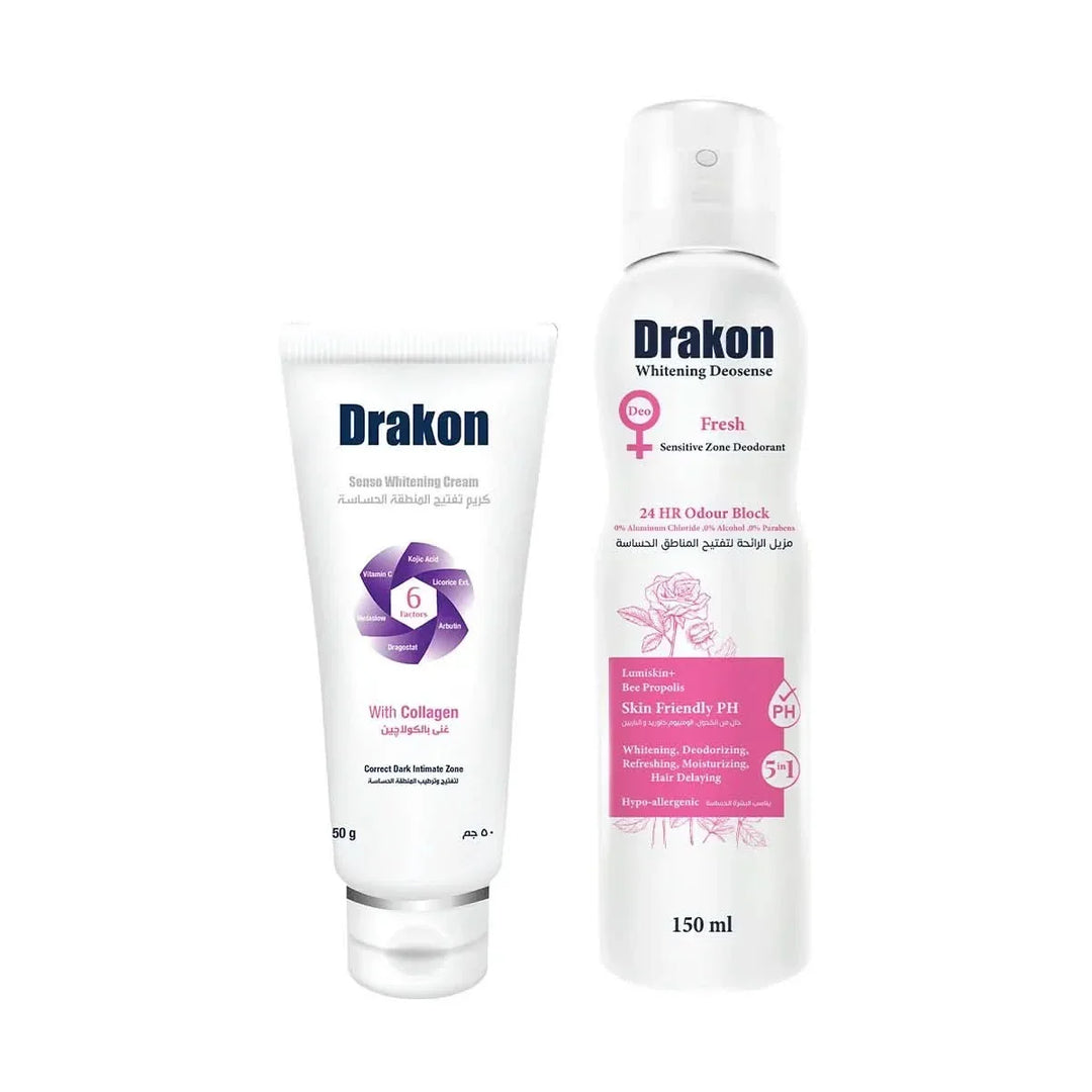 Drakon Deosense Fresh Spray + Drakon Senso Whitening Cream&nbsp; - Cosmoshop