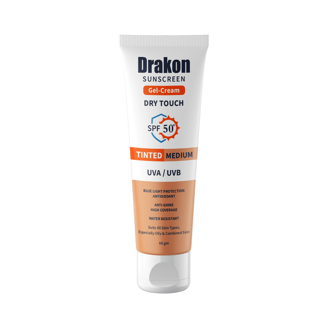 Drakon Tinted sunscreen Foundation (Medium shade) - Cosmoshop - description