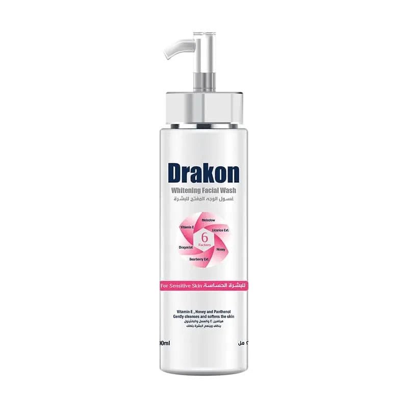Drakon® Whitening Facial Cleanser With Pump Sensitive skin - Cosmoshop - description
