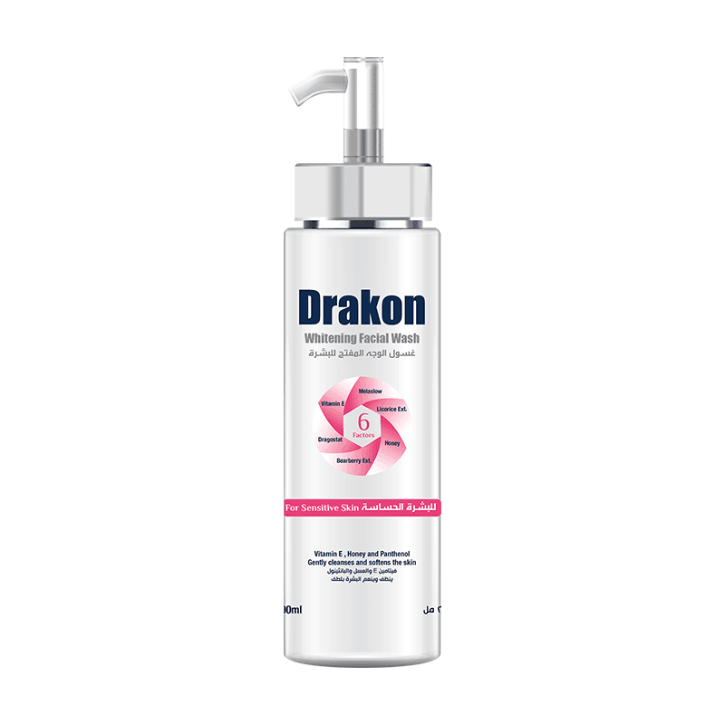 Drakon® Whitening Facial Cleanser With Pump Sensitive skin - Cosmoshop