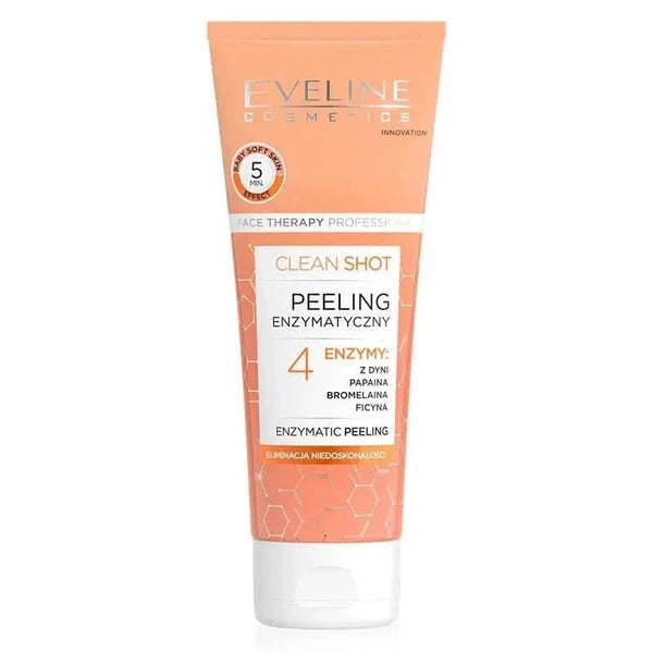 Eveline Clean Shot ُEnzymatic Peeling Gel 75 ml - Cosmoshop
