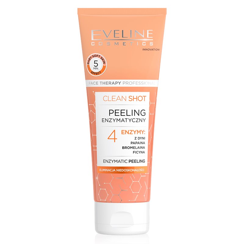 Eveline Clean Shot ُEnzymatic Peeling Gel 75 ml