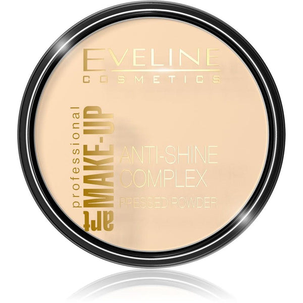 Eveline Cosmetics Art Professional Make - Up Anti - Shine Complex Pressed Powder 30 Ivory - Cosmoshop - description