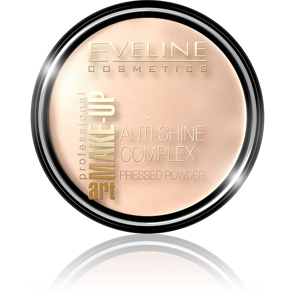 Eveline Cosmetics Art Professional Make - Up Anti - Shine Complex Pressed Powder 32 Natural - Cosmoshop - description