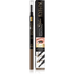 Eveline Cosmetics Brow Styler Multifunction 3 in 1 - Brow Liner - medium brown 01 - Cosmoshop - description