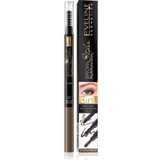 Eveline Cosmetics Brow Styler Multifunction 3 in 1 - Brow Liner - medium brown 01 - Cosmoshop - description