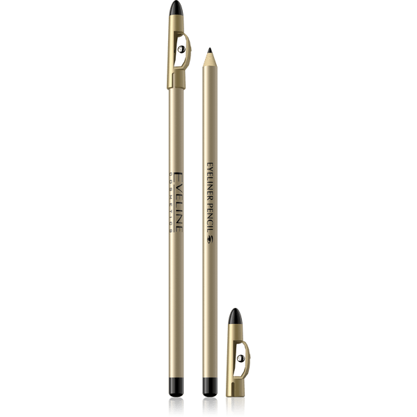 EVELINE COSMETICS EYELINER PENCIL - 18 CM Black - Cosmoshop - description