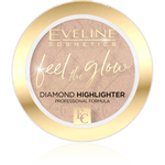 EVELINE COSMETICS FEEL THE GLOW DIAMOND HIGHLIGHTER 02 Beach Glow - Cosmoshop - description