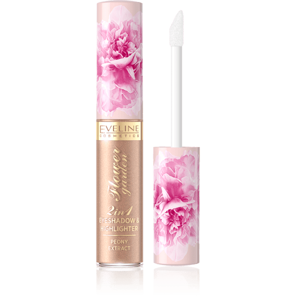 Eveline Cosmetics Flower Garden 2 in 1 EyeShadow & Highlighter 02 - Cosmoshop - description