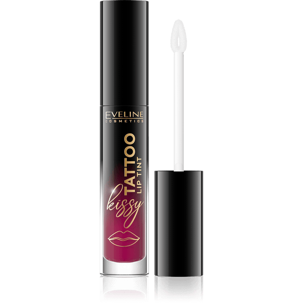 EVELINE COSMETICS KISSY TATTOO LIP TINT 01 Pretty Purple - Cosmoshop - description