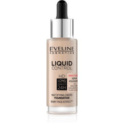 EVELINE COSMETICS LIQUID CONTROL SERUM FOUNDATION - 010 Light Beige - Cosmoshop - description