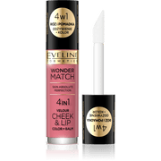 Eveline Cosmetics Wonder Match 4 IN 1 Velour Cheek & Lip 04 - Cosmoshop - description