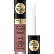 Eveline Cosmetics Wonder Match 4 IN 1 Velour Cheek & Lip 05 - Cosmoshop - description