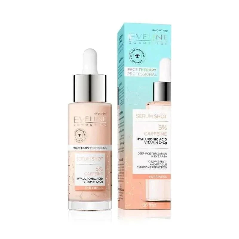 美容液 ecost IRE Premiumcream Eveline® Serum Shot 5% Caffeine Complex Puffiness | Cosmoshop