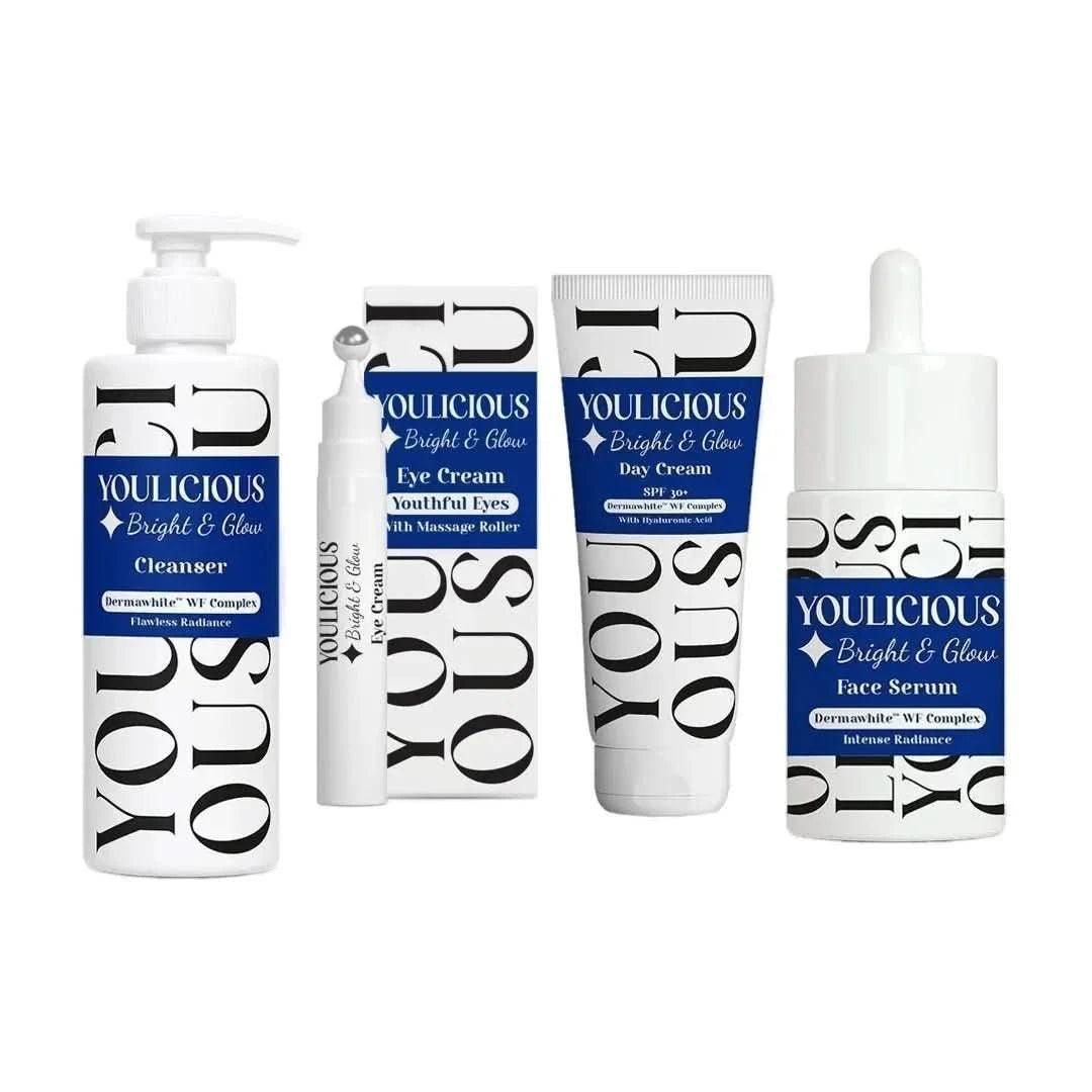 Glow Bright 4 - Piece Skincare Bundle - Cosmoshop