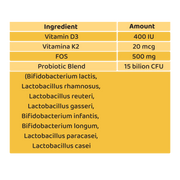 Croco Vitamin D3 + Probiotic Sticks 10 × 500 mg Sticks